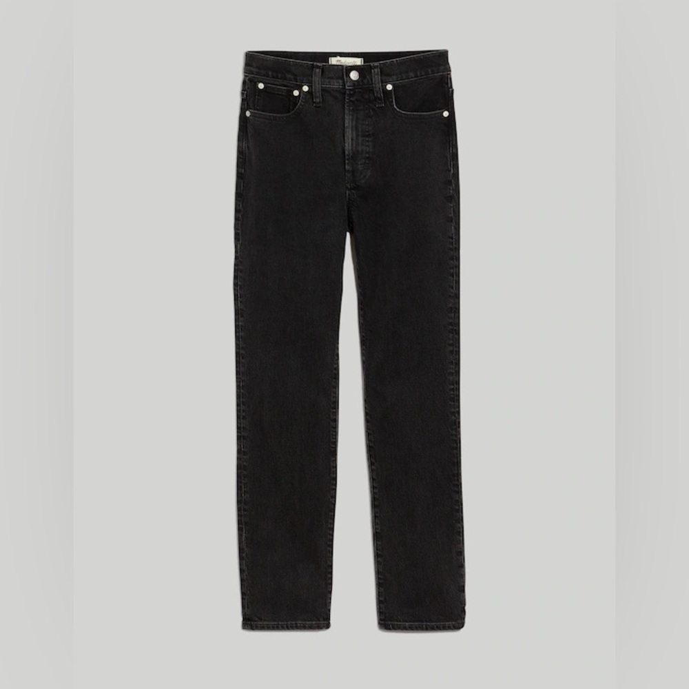 Madewell Perfect Vintage Comfort Stretch High Rise Jean Black Lunar Wash Size 25